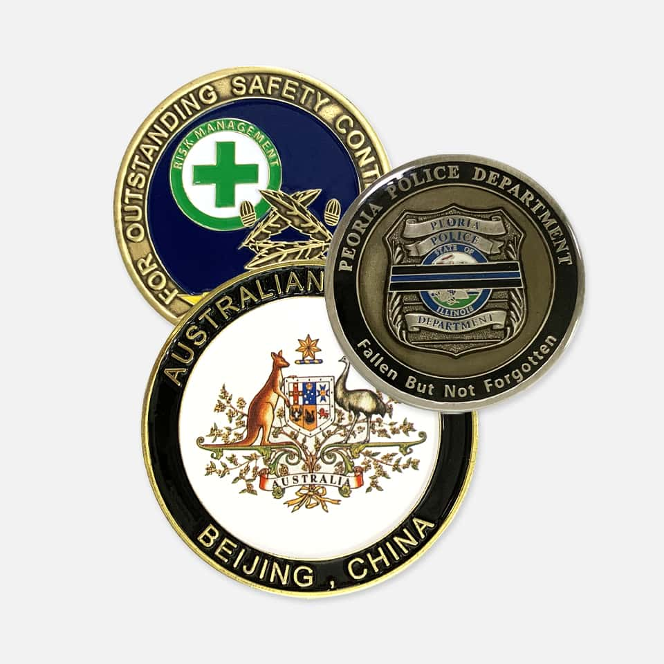 military challenge coins