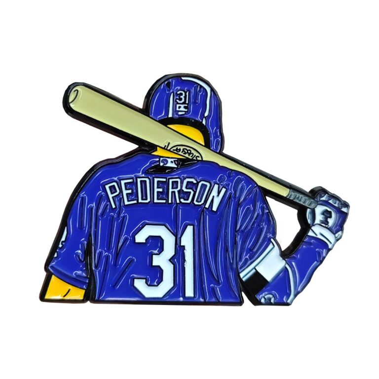 Pederson Baseball Player Enamel Pin