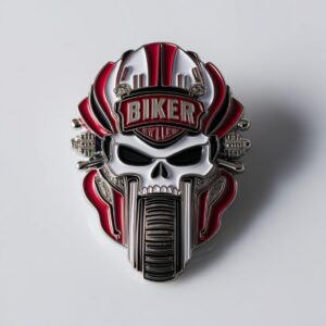 custom biker pin