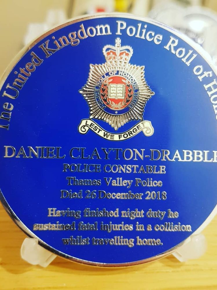 The United Kingdom Police challenge coin