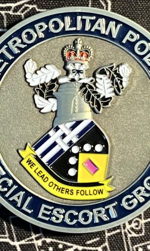 Metropolian Police challenge coin