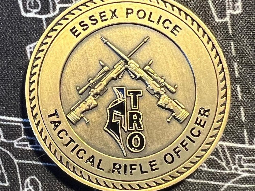 ESSEX Police challenge coin